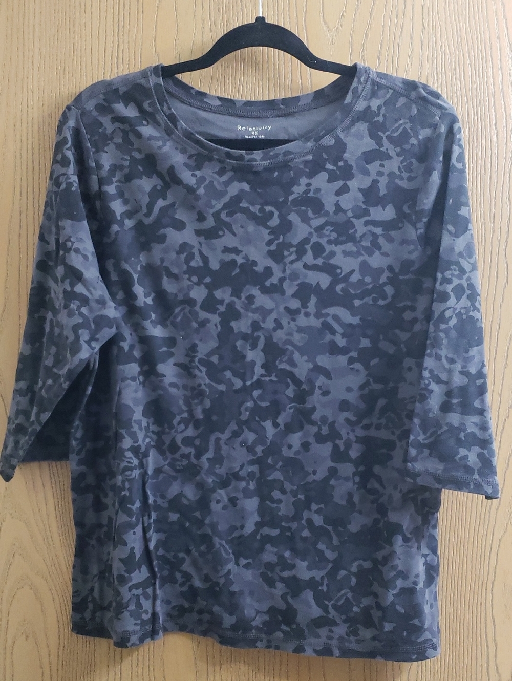 Relativity Charcoal and Black Camo Tee